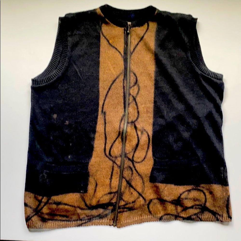 KOHSHIN SATOH VINTAGE HAND-DYED VEST
